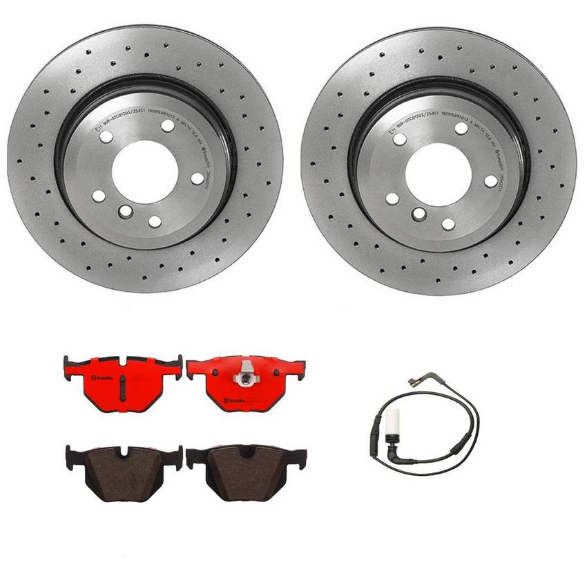 BMW Brembo Brake Kit - Pads and Rotors Rear (320mm) (Xtra) (Ceramic) 34356789493 - Brembo 2849969KIT